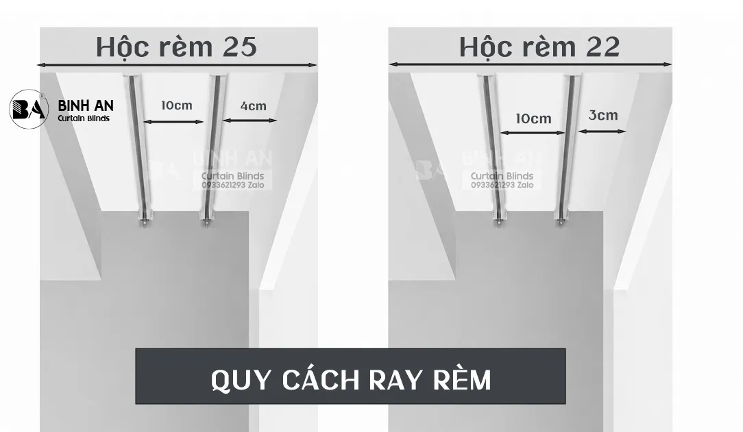 Hướng Dẫn Lắp Ray Trượt Rèm 2 Lớp Âm Trần | RÈM BÌNH AN
